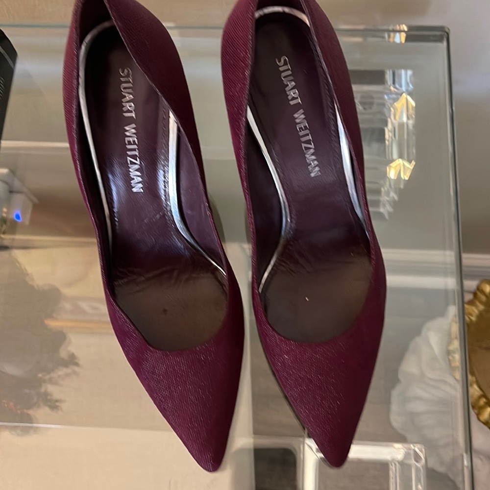 Stuart Weitzman Red High Heel Pumps